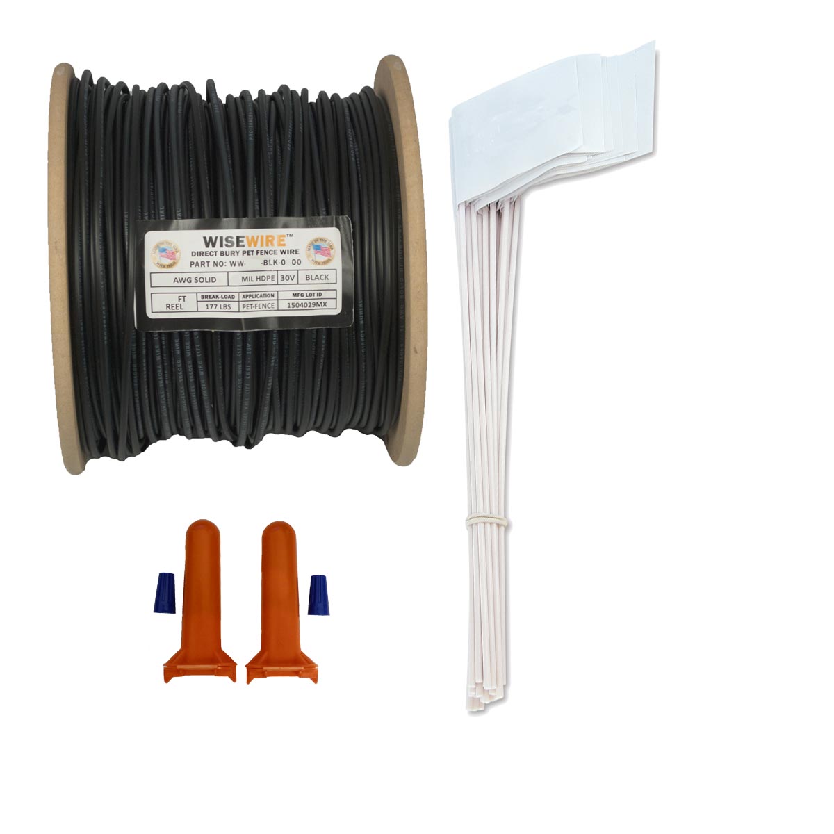 16 gauge Boundary Wire Kit 500ft WiseWire