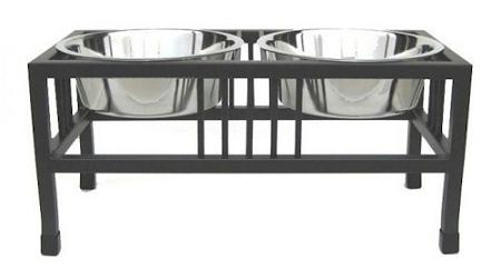 Baron Double Raised Dog Bowl Pet Feeders PetsStop