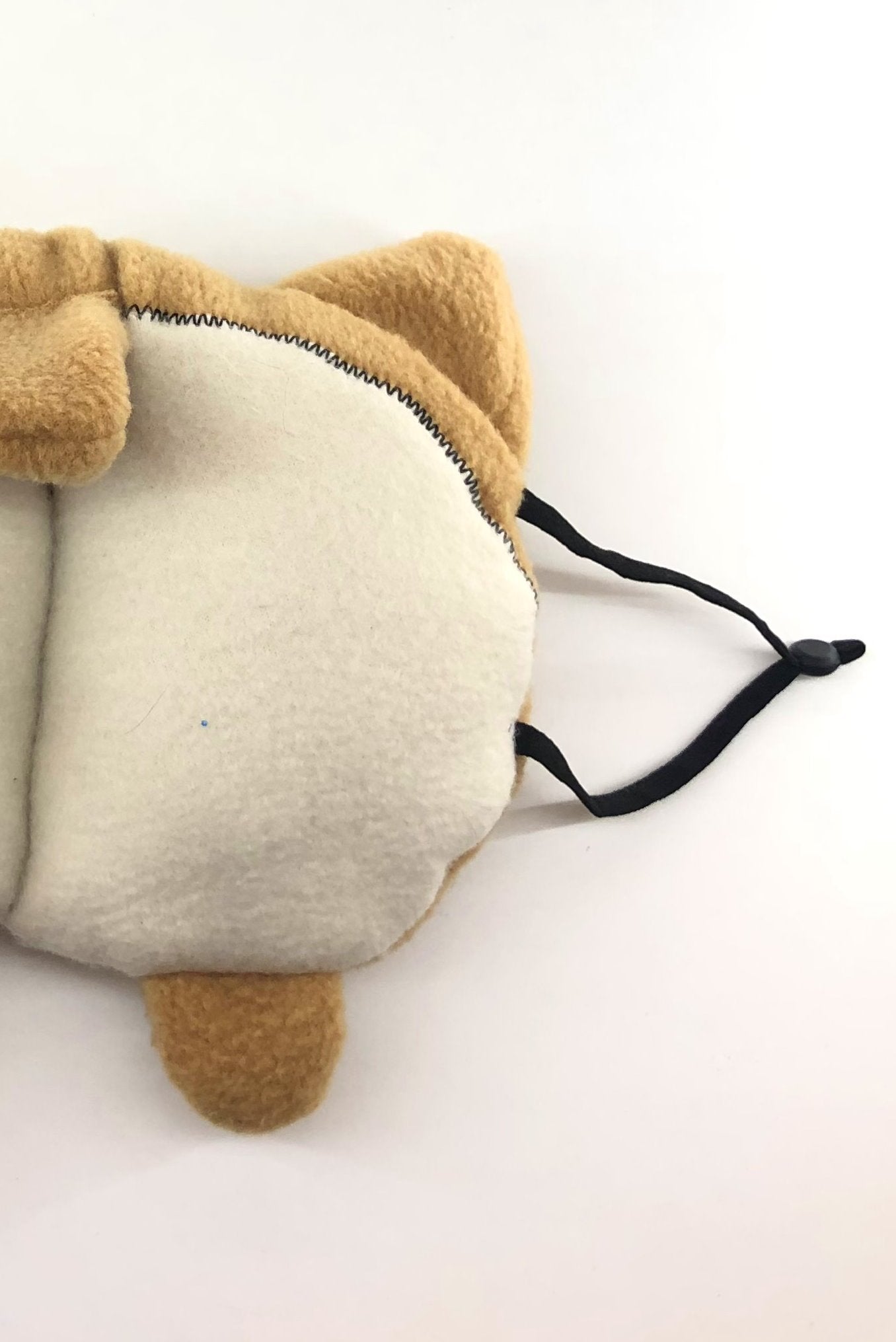 Corgi Butt Face Mask - Funny Face Masks - Novelty Masks InfiniteWags