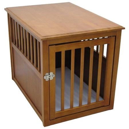 Dog Crate Table - Crown Pet Products Dog Crates Crown Pet Products Mahogany Large