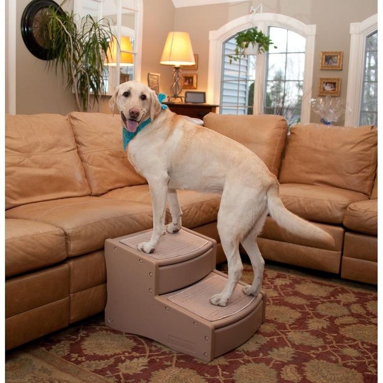 Pet Gear Easy Step II Extra Wide Pet Stairs Dog Steps Pet Gear Tan