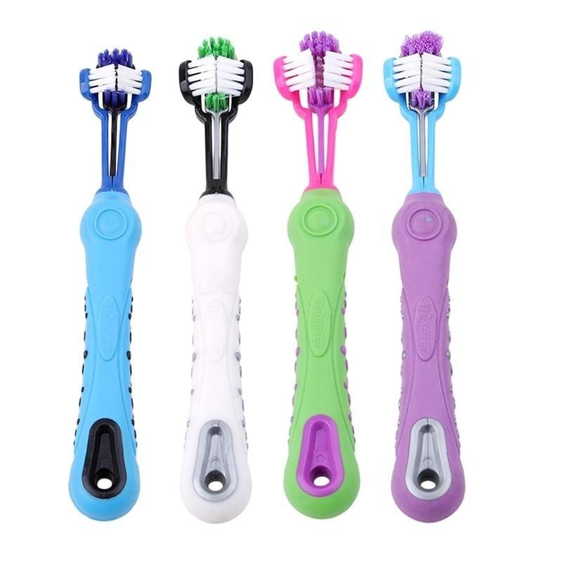 Pet Toothbrush - Three Sided InfiniteWags