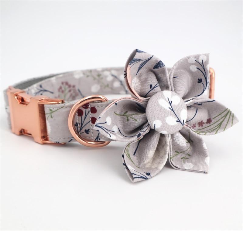 Lux Wild Flower Collar and Leash Set InfiniteWags