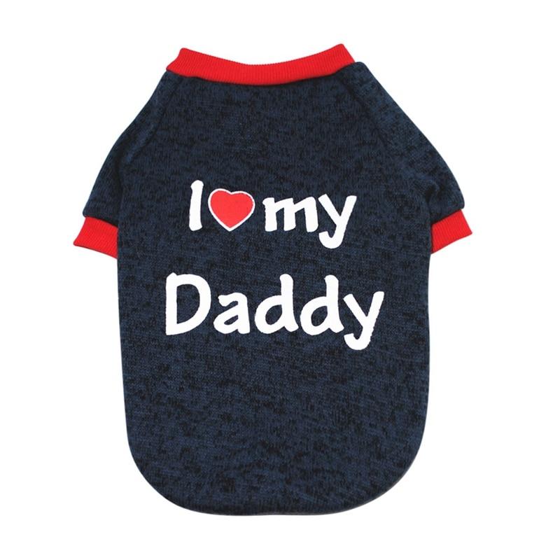 I Heart My Mommy, I Heart My Daddy Dog Sweater InfiniteWags