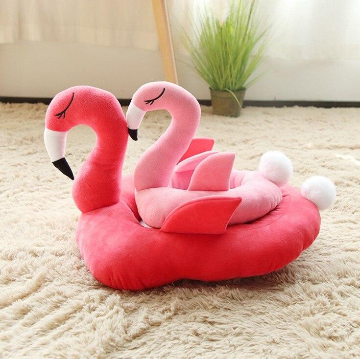 Flamingo Shaped Cat Bed InfiniteWags