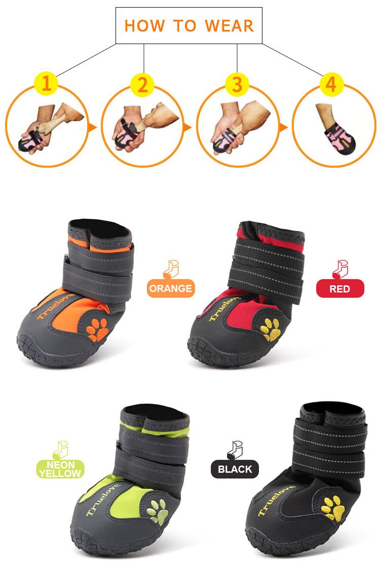Waterproof Dog Shoes - Breathable - Reflector InfiniteWags