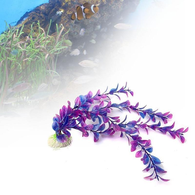 Artificial Purple Aquarium Plant - Fish Tank Decor InfiniteWags