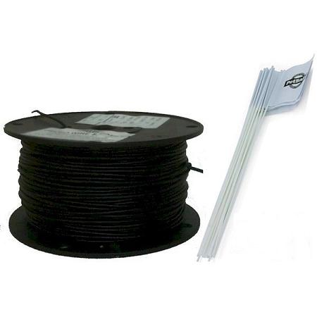 Essential Pet Heavy Duty In-Ground Fence Wire and Flag Kit Underground Fences/Wire & Flags Essential Pet Products 500 Ft