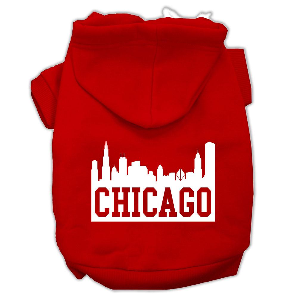 Chicago Skyline Dog Hoodie MIRAGE PET PRODUCTS