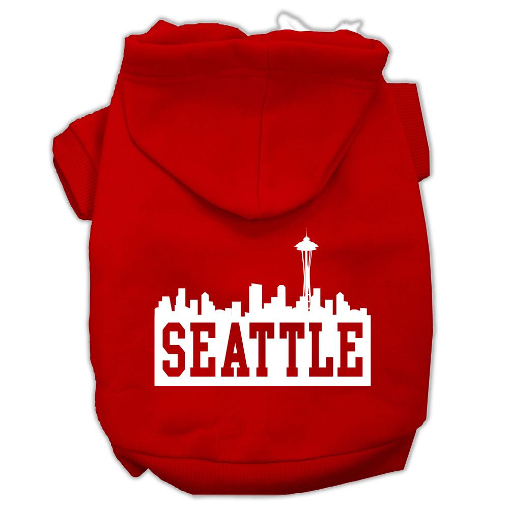 Seattle Skyline Dog Hoodie MIRAGE PET PRODUCTS