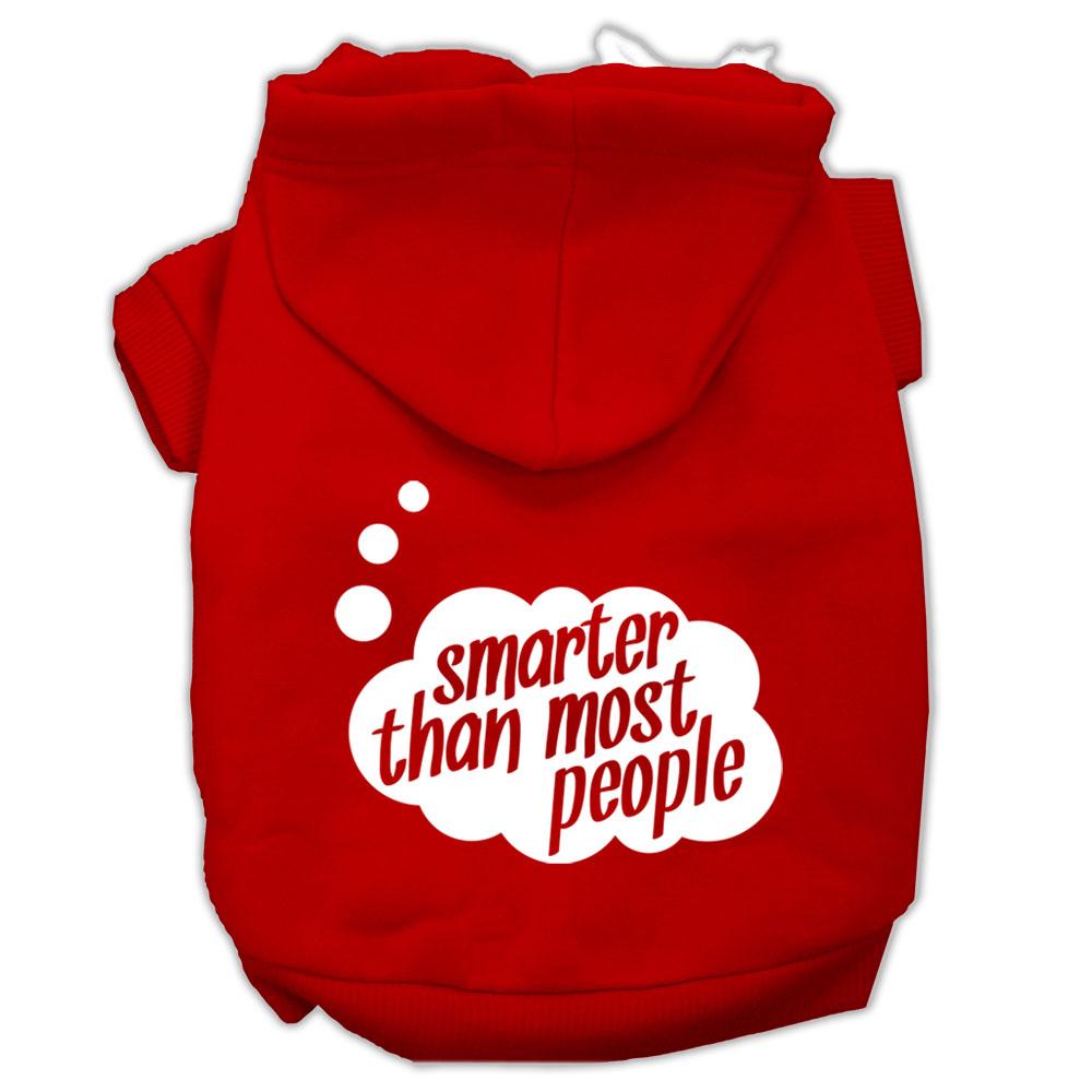 Smarter than Most People Dog Hoodie MIRAGE PET PRODUCTS