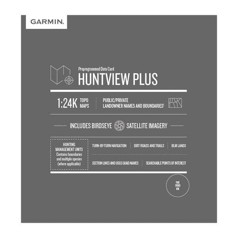 HuntView Plus Map Washington 2021 Garmin 