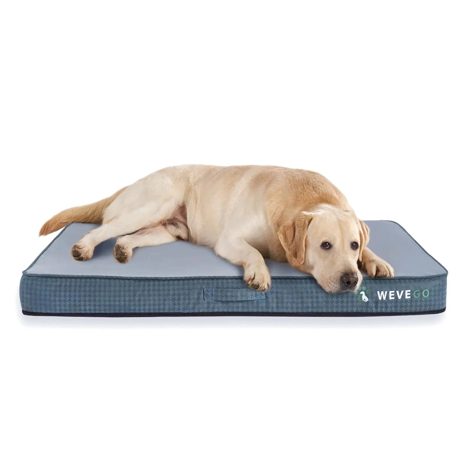 Orthopedic Dog Bed with Thick Gel Memory Foam Support Durable Flannel Fabric with Removable Cover & Waterproof Liner Dog Beds InfiniteWags Medium - 35.0"L x 22.0"W x 3.5"Th 