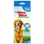 Wee-Wee Scented Dog Waste Bags 60 Count Four Paws 