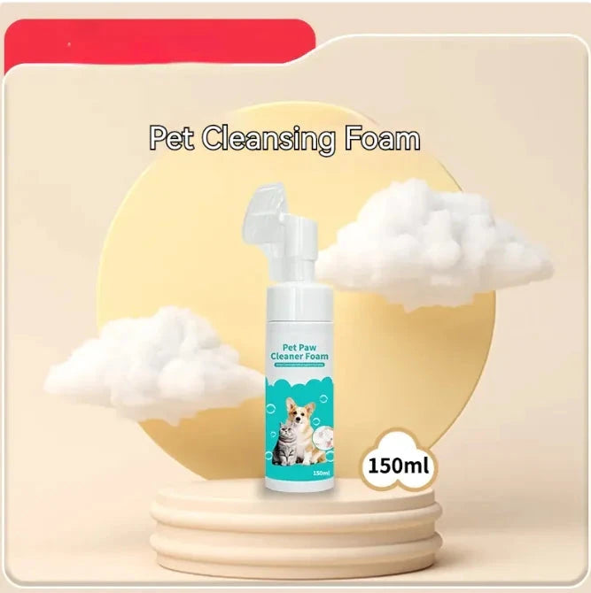 Pet Cleaning Gloves & Wipes InfiniteWags Foot Cleaning Foam 