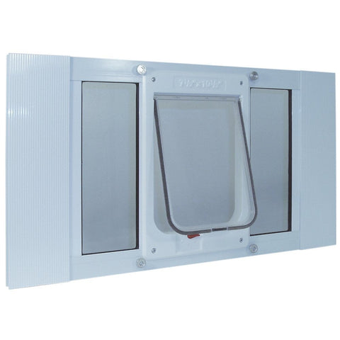 Aluminum Sash ChubbyKat Flap Pet Door Ideal Pet Products 