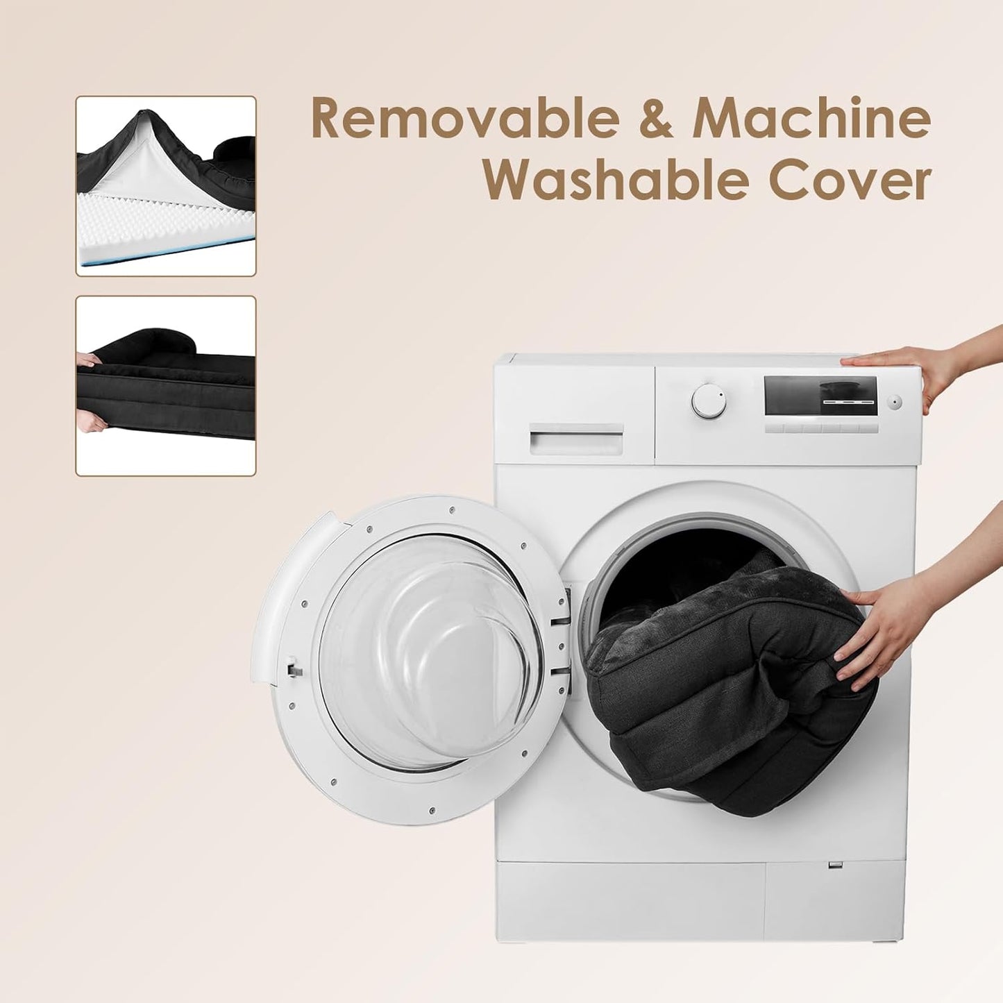 Orthopedic XL Dog Bed - Waterproof Memory Foam Dog Bed for Extra Large Dogs InfiniteWags 