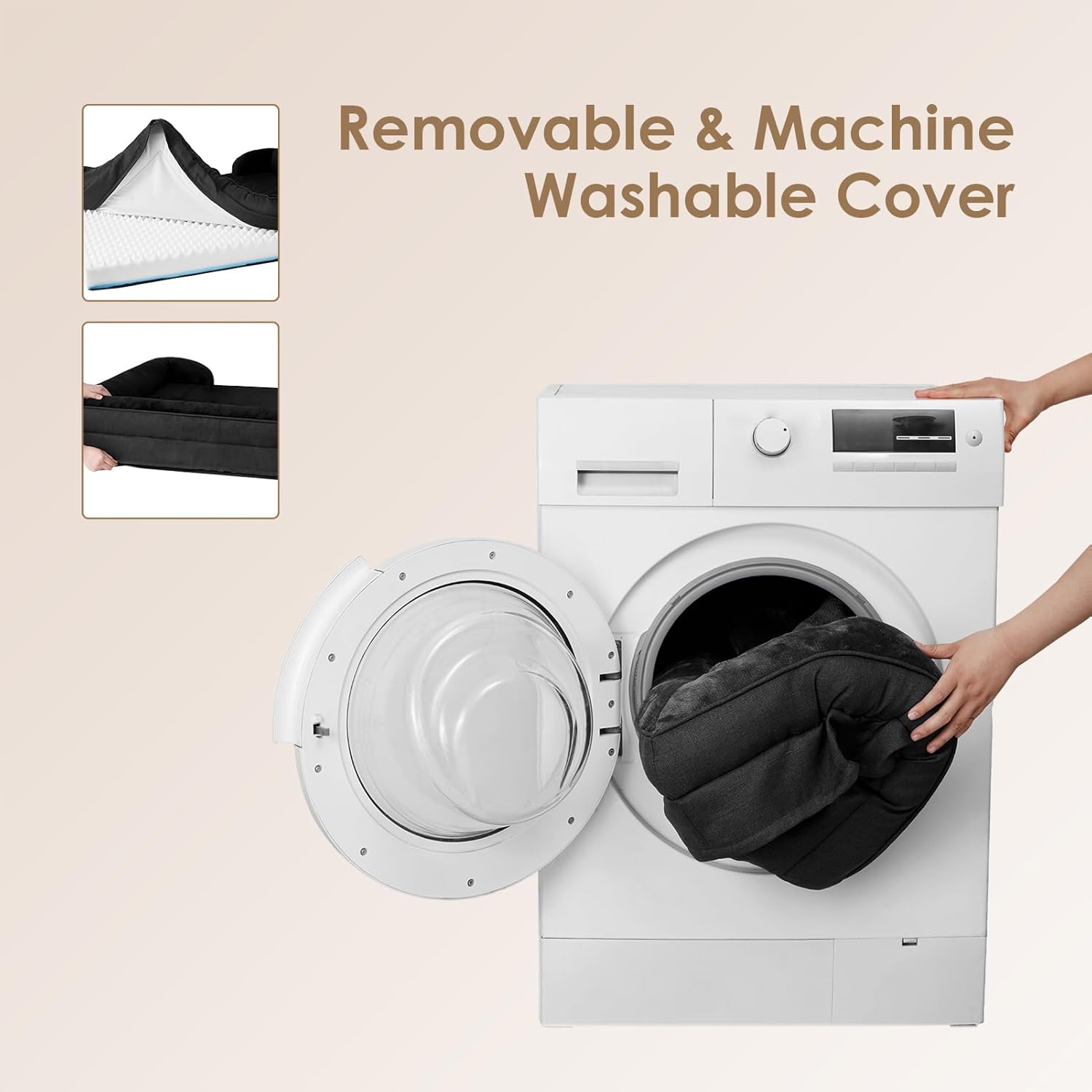 Orthopedic XL Dog Bed - Waterproof Memory Foam Dog Bed for Extra Large Dogs InfiniteWags 