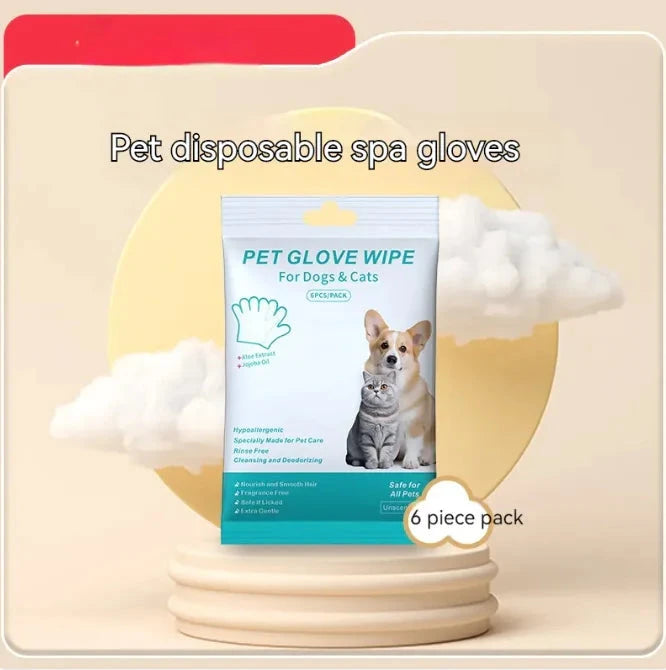 Pet Cleaning Gloves & Wipes InfiniteWags Disposable Gloves 