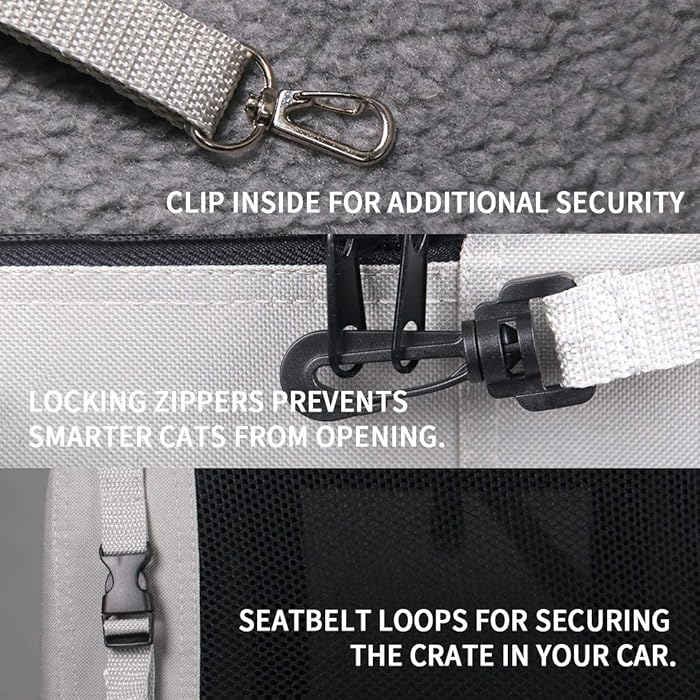 Petseek Extra Large Cat Carrier InfiniteWags 