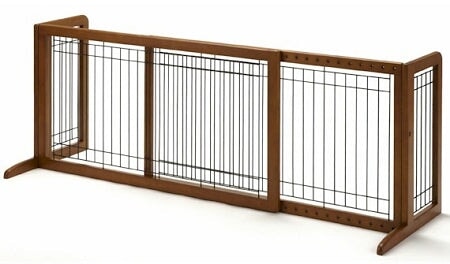 Large Bay Isle Freestanding Pet Gate - Tall Richell 