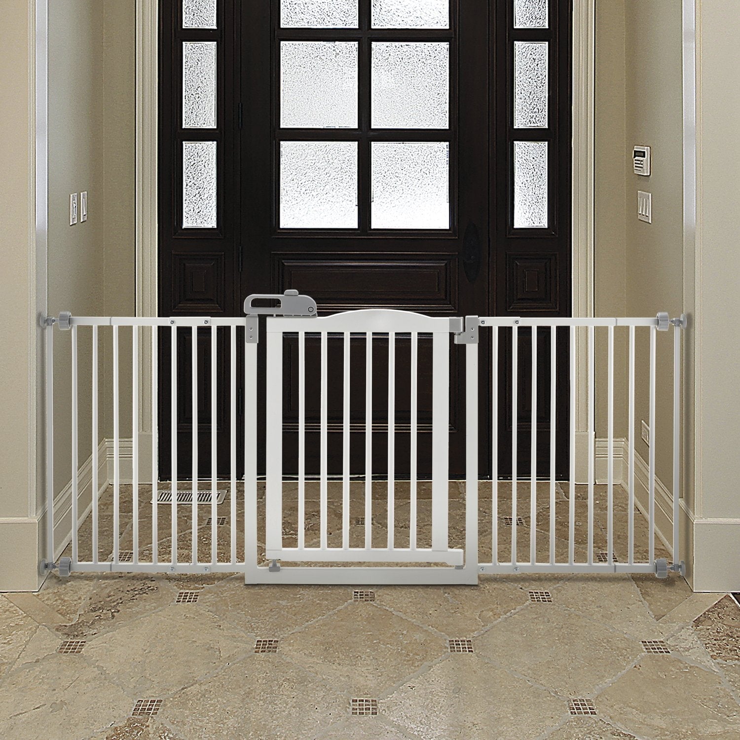 One-Touch Gate II Wide in White Richell 