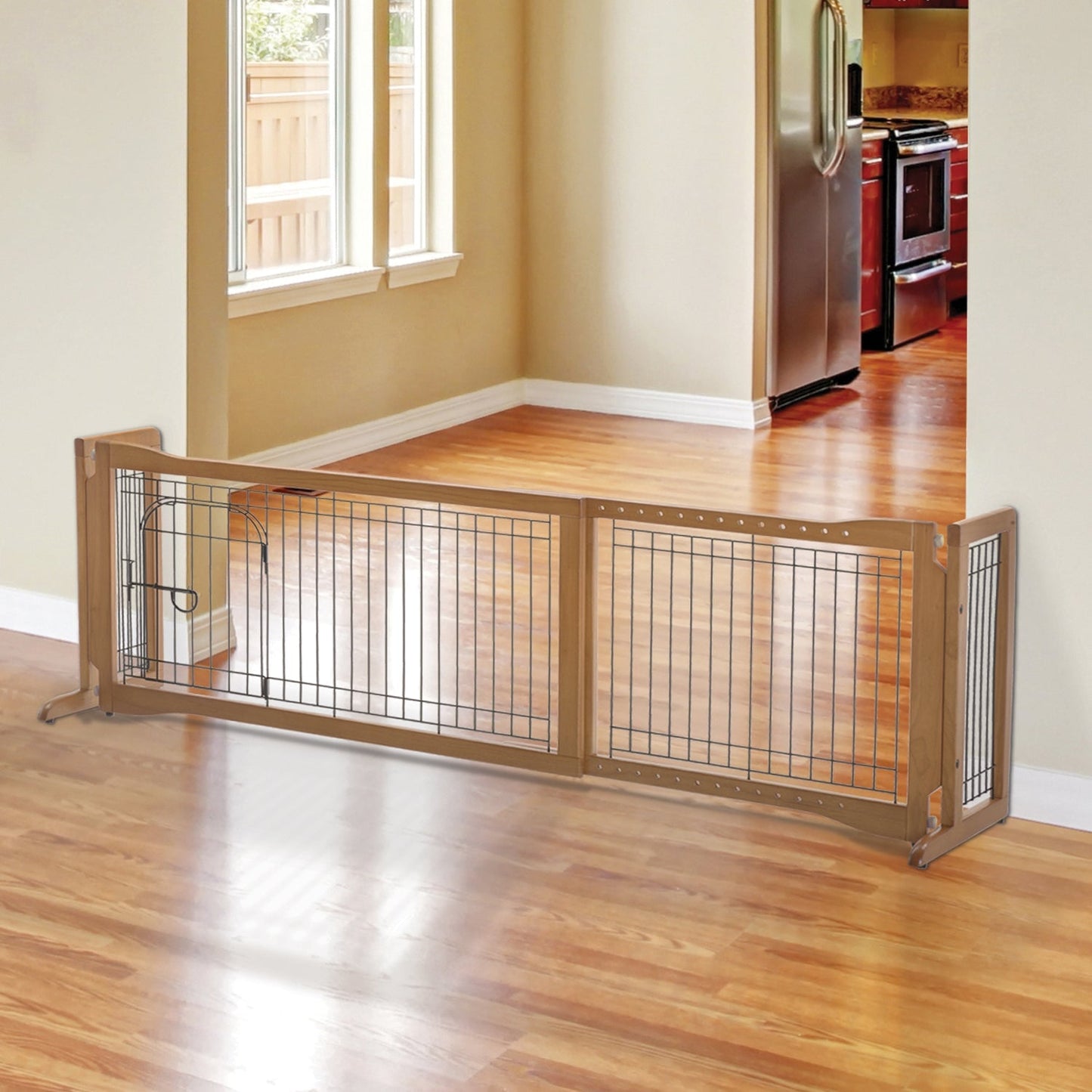 Pet Sitter Freestanding Pet Gate Plus Richell 