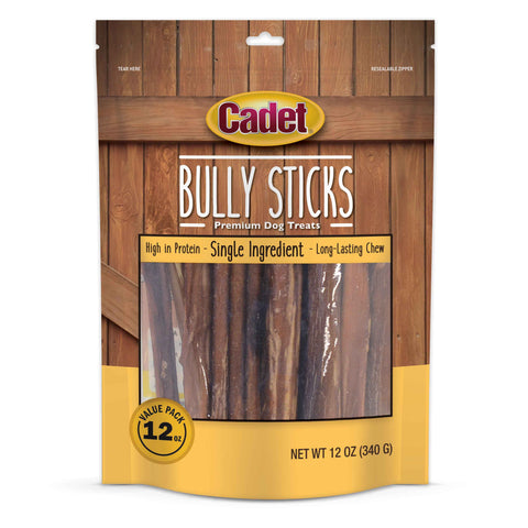 Bully Sticks Dog Treats 12 ounces Cadet 