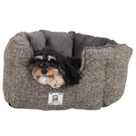 Chill Kuzzi FIR Round Bed Heated Beds DGS Pet Products Small Grey 