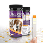 CheckUp Dog and Cat Urine Testing Strips for Detection of UTI 50 count Coastline Global 