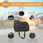 Portable Pet Console Booster Dog Car Seat K&H Pet Products 