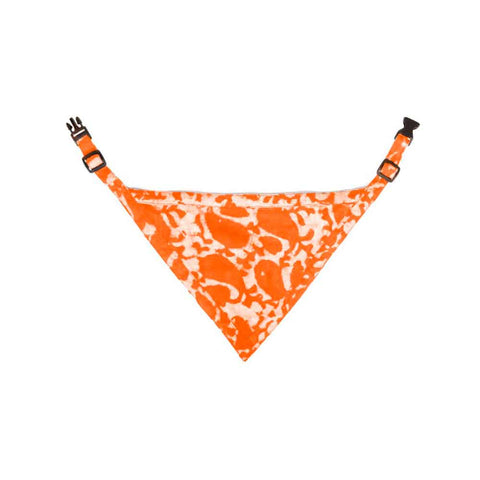 Unbugz-It Bandana Bandanas DGS Pet Products Large Abstract Orange 