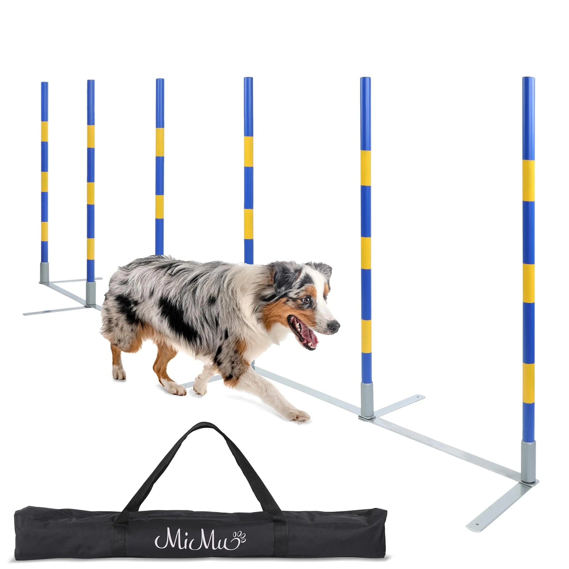 Dog Agility Equipment - Agility Set Dog Weaving Polesx InfiniteWags n/a 