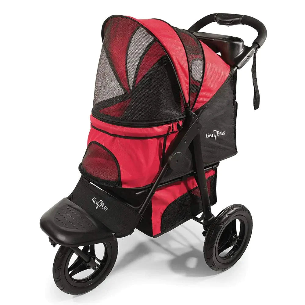 Jogger Pet Stroller Red InfiniteWags 