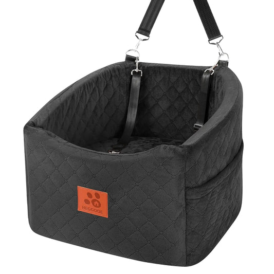 Dog Car Seat for Small Dogs InfiniteWags Black M 
