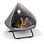 Hooded Elevated Cozy Pet Cot K&H Pet Products 