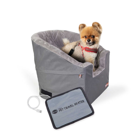 Bucket Booster Pet Seat Collapsible Heated Comfort K&H Pet Products 