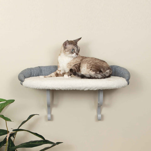 Universal Wall Mount Cat Shelf with Bolster K&H Pet Products 