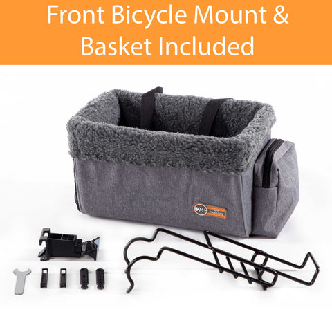 Travel Bike Basket for Pets K&H Pet Products 