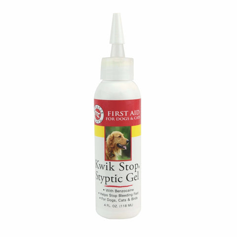 Kwik-Stop Styptic Gel 4 ounces Miracle Corp 