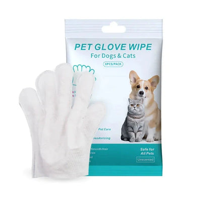 Pet Cleaning Gloves & Wipes InfiniteWags 