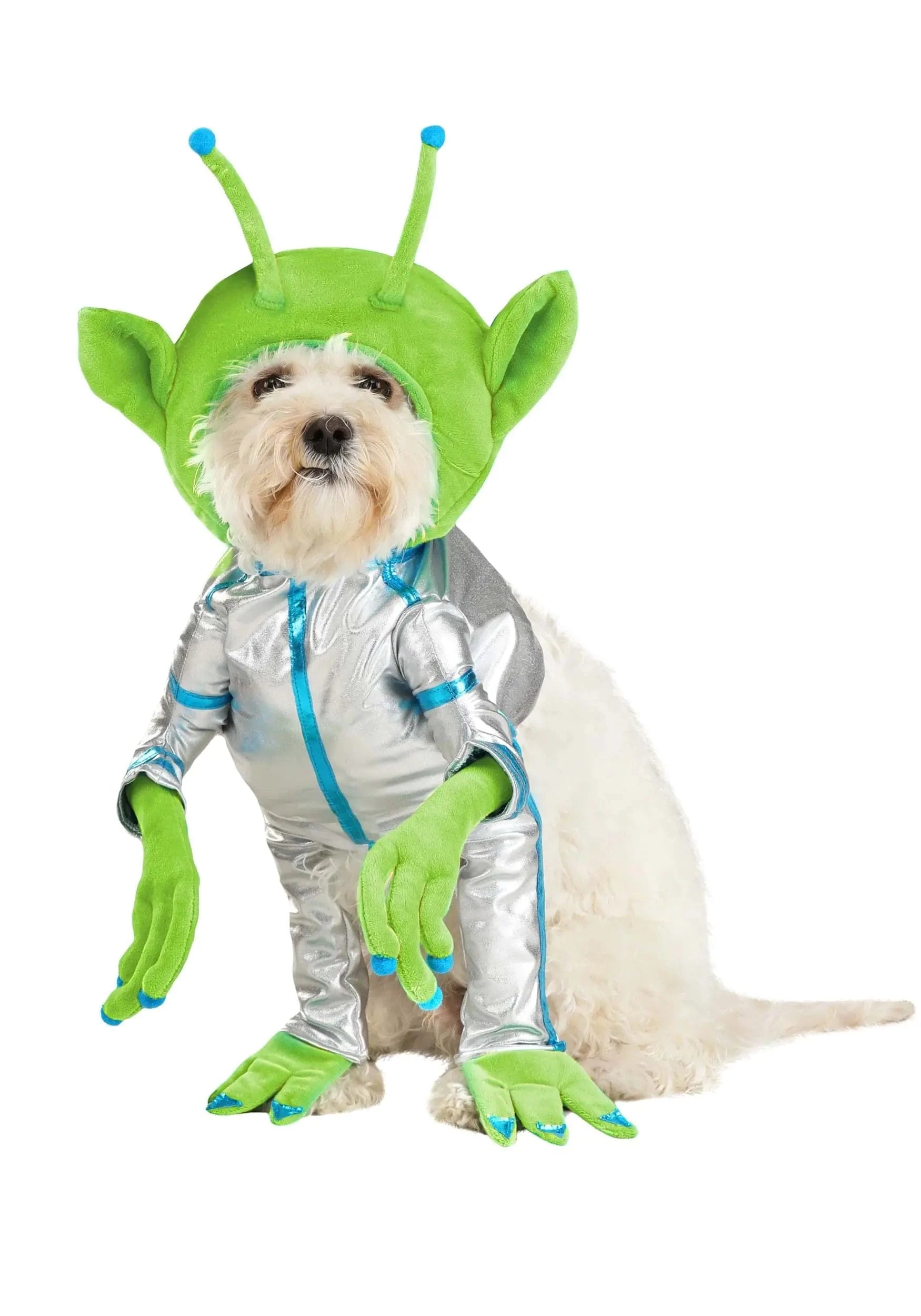 Green Alien Dog Costume - Small InfiniteWags Small 