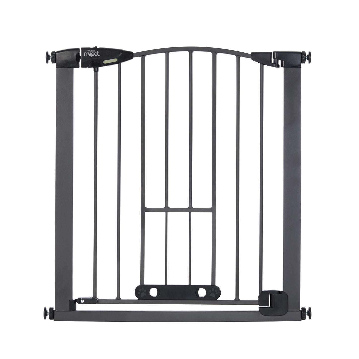 MyPet Wide Deco EasyPass Pet Gate with Auto Close North States 