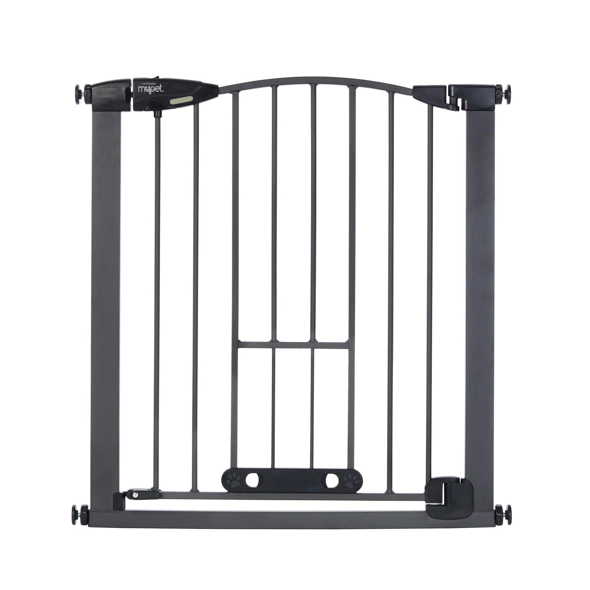 MyPet Wide Deco EasyPass Pet Gate with Auto Close North States 