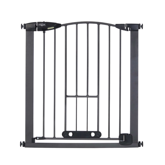 MyPet Wide Deco EasyPass Pet Gate with Auto Close North States 