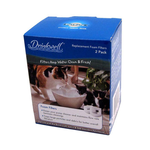 Drinkwell Replacement Foam Filters Year Supply PetSafe 