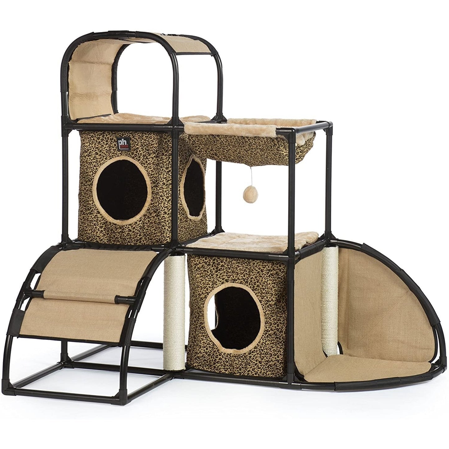 Prevue Pet Products Catville Townhome - Leopard Print Prevue Pet Products 