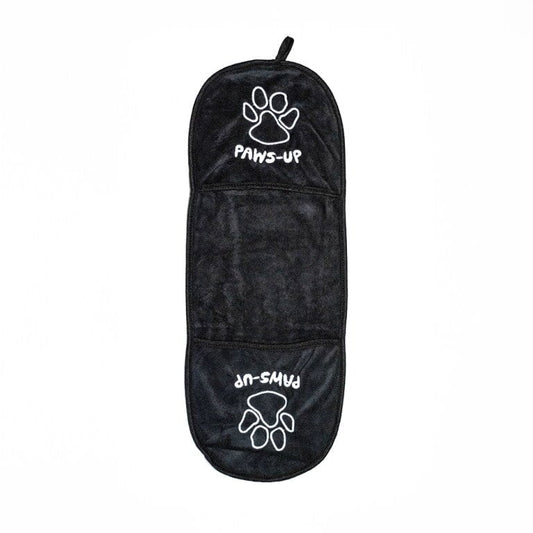 Towel XL Dog Paws Up Black Extra Large 
