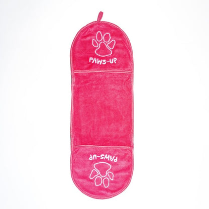 Towel XL Dog Paws Up Pink Extra Large 