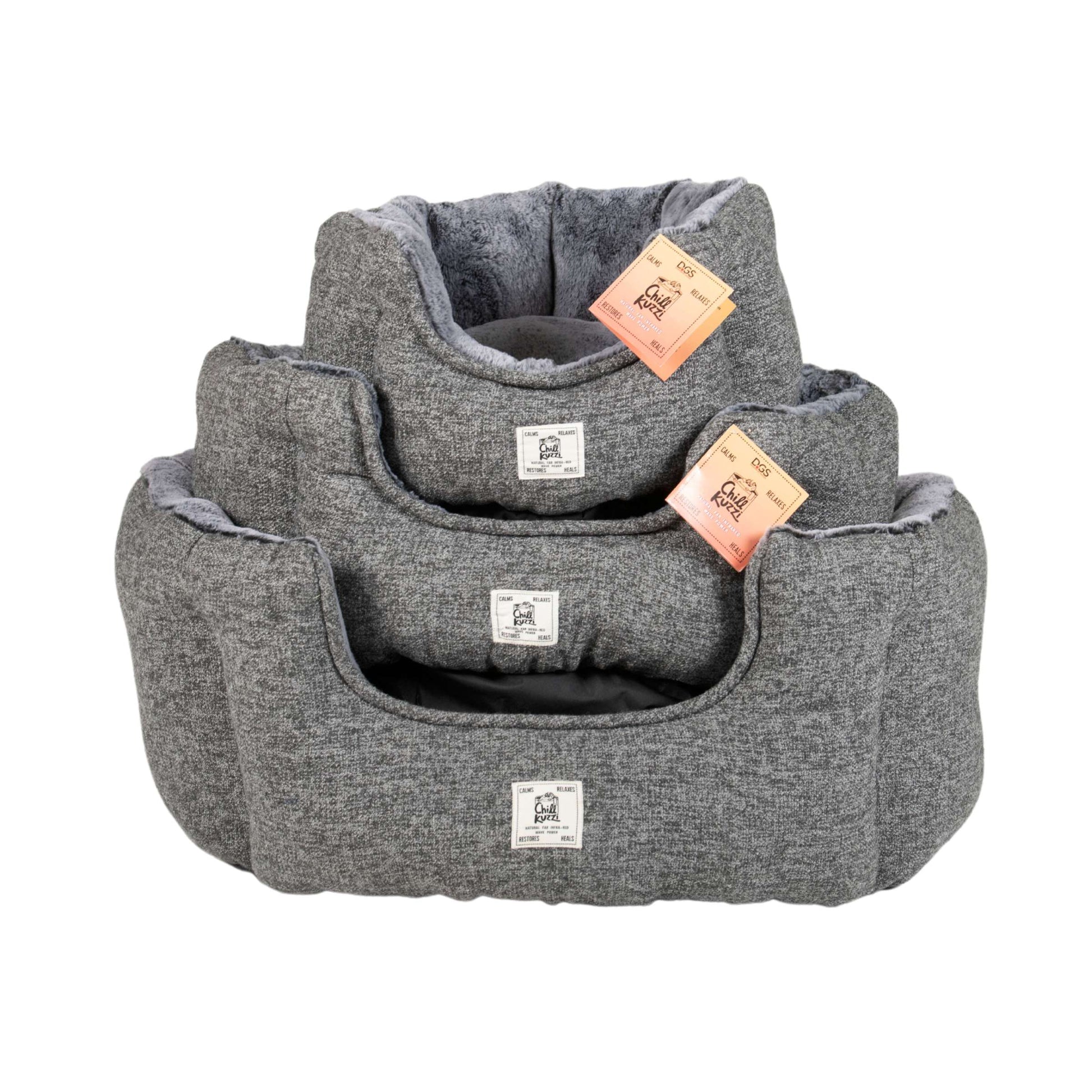 Chill Kuzzi FIR Round Bed Heated Beds DGS Pet Products 